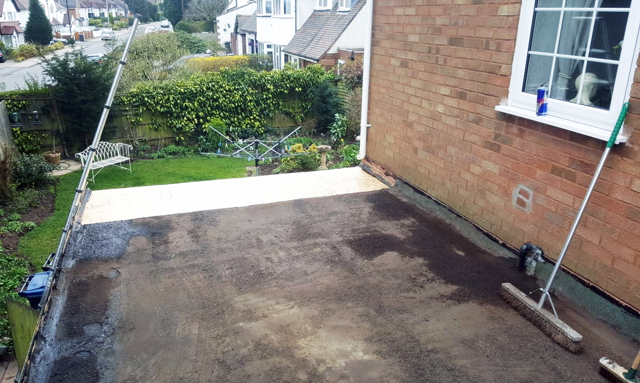 Day One of Roofing Job complete
