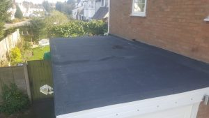 Completed flat roof installation in Sutton Coldfield