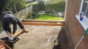 Tony doing roofing with Your Space Innovations Roofing & Building Services Ltd.