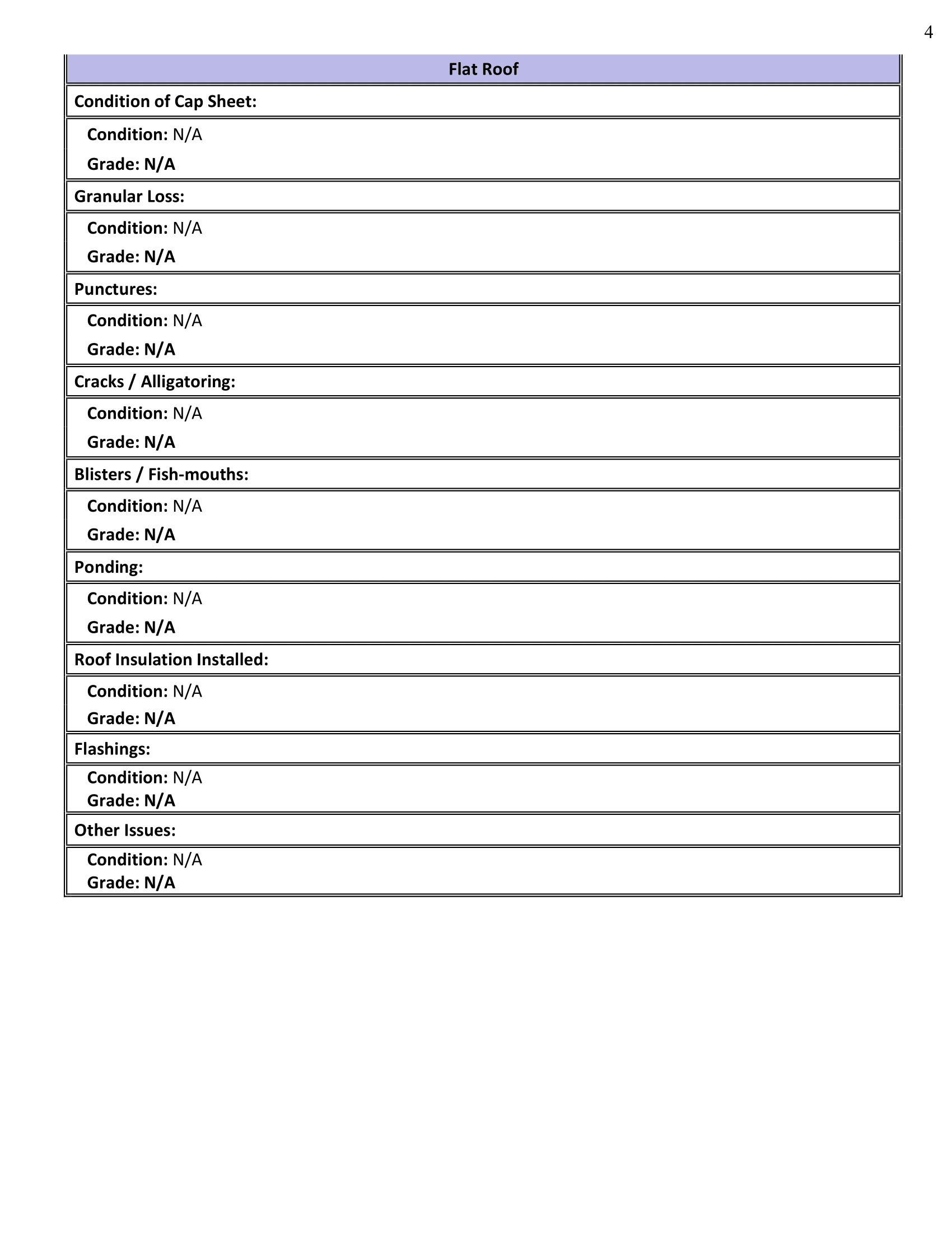 Inspection Report estate agent version BEST-04