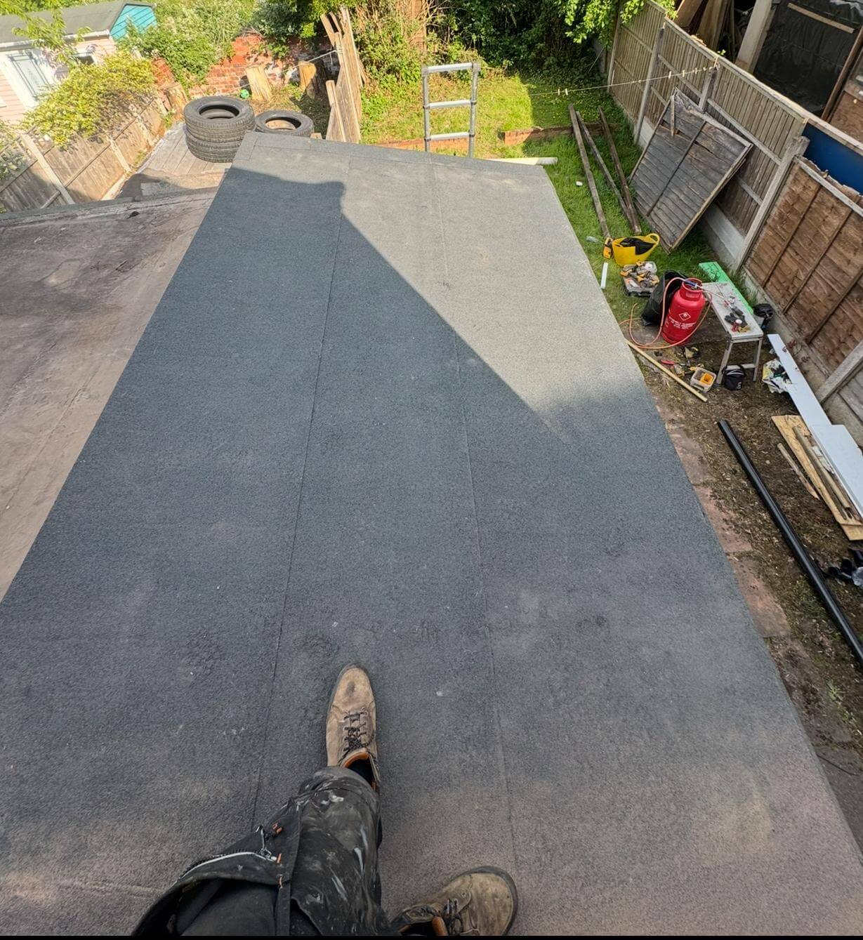 Job_2.1_New_Three-Layer_Torch-On_Felt_Flat_Roof_Your_Space_Innovations_Roofing_&_Building_Services_Ltd Completed three-layer torch-on felt flat roof
